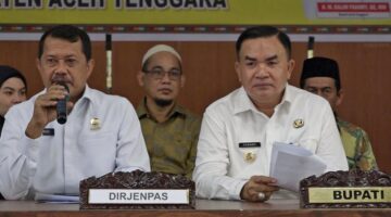 Disela Silahturhami Bupati Dan Wakil Bupati Bersama Kepala Desa, Dirjen PAS : Napi Yang Meyerahkan Diri Tidak Akan Dikenakan Sangsi Hukum